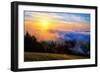 Fog and Light Mix Hills of Mount Tam California-Vincent James-Framed Photographic Print