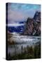 Fog and Mood Within Yosemite Valley, Bridallveil Falls-Vincent James-Stretched Canvas