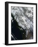 Fog and Snow in British Columbia-null-Framed Photographic Print