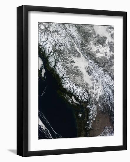 Fog and Snow in British Columbia-null-Framed Photographic Print