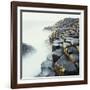 Fog at Basalt Columns of Giants Causeway-Micha Pawlitzki-Framed Photographic Print