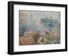 Fog at Voisins-Alfred Sisley-Framed Art Print