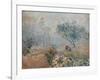 Fog at Voisins-Alfred Sisley-Framed Art Print