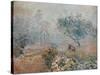 Fog at Voisins-Alfred Sisley-Stretched Canvas