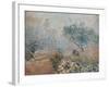 Fog at Voisins-Alfred Sisley-Framed Art Print