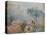 Fog at Voisins-Alfred Sisley-Stretched Canvas