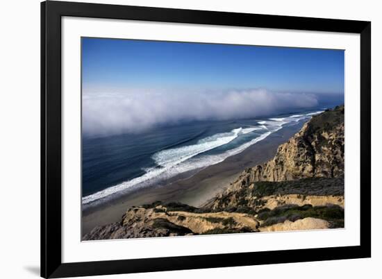 Fog Bank on the Pacific Ocean-Rick Doyle-Framed Photographic Print