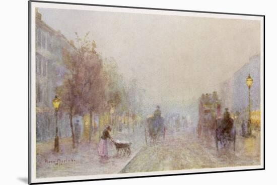Fog, Brompton Road-Rose Barton-Mounted Art Print