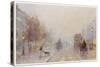 Fog, Brompton Road-Rose Barton-Stretched Canvas