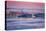 Fog City Dream, San Francisco Night Cityscape and Sunset Fog-Vincent James-Stretched Canvas