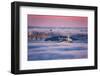 Fog City Dream, San Francisco Night Cityscape and Sunset Fog-Vincent James-Framed Photographic Print