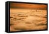 Fog City Mood, Golden Gate Bridge, San Francisco Bay Area Sunrise-Vincent James-Framed Stretched Canvas