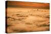 Fog City Mood, Golden Gate Bridge, San Francisco Bay Area Sunrise-Vincent James-Stretched Canvas