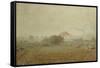 Fog, Effet de Brouillard, 1872-Claude Monet-Framed Stretched Canvas