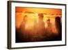 Fog Fire, Epic Light and Fog at San Francisco California-Vincent James-Framed Photographic Print