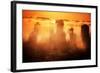 Fog Fire, Epic Light and Fog at San Francisco California-Vincent James-Framed Photographic Print