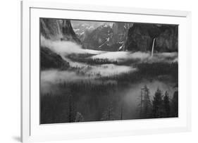 Fog Floating in Yosemite Valley-null-Framed Premium Giclee Print