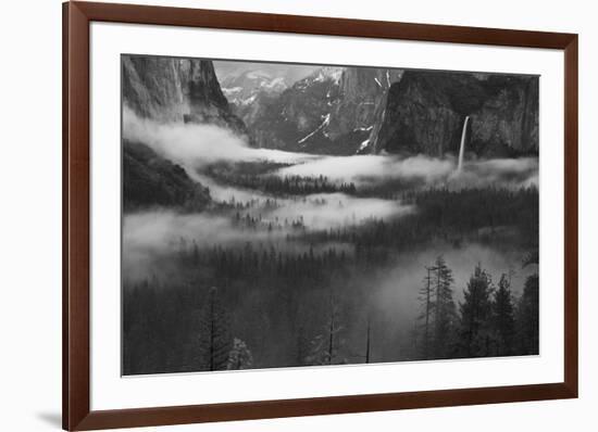 Fog Floating in Yosemite Valley-null-Framed Premium Giclee Print