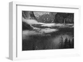 Fog Floating in Yosemite Valley-null-Framed Art Print