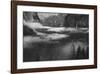 Fog Floating in Yosemite Valley-null-Framed Art Print