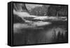 Fog Floating in Yosemite Valley-Hong Zeng-Framed Stretched Canvas