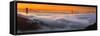 Fog Flood, San Francisco Bay, Golden Gate Bridge-Vincent James-Framed Stretched Canvas