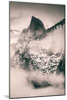 Fog Framed Half Dome and Yosemite Valley, National Parks, California-Vincent James-Mounted Photographic Print