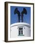 Fog Horns on Lighthouse-Adrian Bicker-Framed Photographic Print