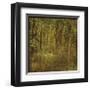 Fog in Mountain Trees-John Golden-Framed Giclee Print