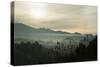 Fog in the Mountain-Linden Sally-Stretched Canvas