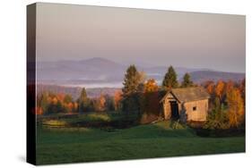 Fog in the Valley-Michael Blanchette-Stretched Canvas