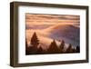 Fog Island, San Francisco Bay Area, Northern California Sunset-Vincent James-Framed Photographic Print