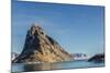 Fog Lifting on the Steep Cliffs of Icy Arm, Baffin Island, Nunavut, Canada, North America-Michael Nolan-Mounted Photographic Print