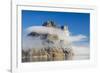 Fog Lifting on the Steep Cliffs of Icy Arm, Baffin Island, Nunavut, Canada, North America-Michael Nolan-Framed Photographic Print