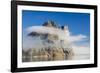 Fog Lifting on the Steep Cliffs of Icy Arm, Baffin Island, Nunavut, Canada, North America-Michael Nolan-Framed Photographic Print