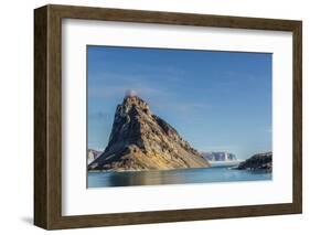 Fog Lifting on the Steep Cliffs of Icy Arm, Baffin Island, Nunavut, Canada, North America-Michael Nolan-Framed Photographic Print