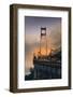 Fog Light Mood Afternoon, North Tower - Golden Gate Bridge - San Francisco-Vincent James-Framed Photographic Print