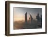 Fog Lockdown on the City of Steel-Stan Huang-Framed Photographic Print