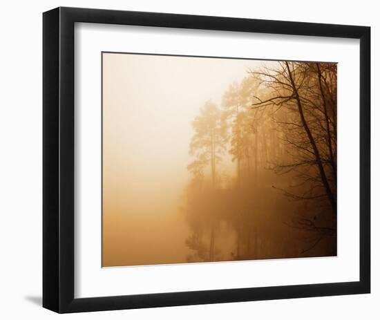Fog on Shelly Lake I-Alan Hausenflock-Framed Art Print