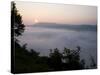 Fog on the Connecticut River, Sugarloaf Mountain State Reservation, Deerfield, Massachusetts, USA-Jerry & Marcy Monkman-Stretched Canvas