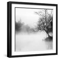 Fog on the Lake 1-Sally Linden-Framed Photographic Print