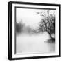 Fog on the Lake 1-Sally Linden-Framed Photographic Print