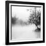 Fog on the Lake 1-Sally Linden-Framed Photographic Print