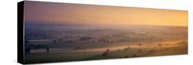 Fog over a Landscape, Blackmore Vale, Dorset, England-null-Stretched Canvas