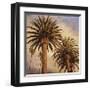 Fog over Canary Palms-Rick Garcia-Framed Giclee Print