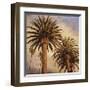 Fog over Canary Palms-Rick Garcia-Framed Giclee Print