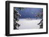 fog over frozen lake-Norbert Maier-Framed Photographic Print