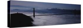 Fog over Golden Gate Bridge, San Francisco, California, USA-null-Stretched Canvas