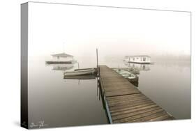 Fog Over Horseshoe Pond-5fishcreative-Stretched Canvas