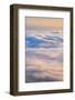 Fog over Strait of Juan de Fuca at sunrise. Seen from Olympic National Park, Washington State-Alan Majchrowicz-Framed Photographic Print